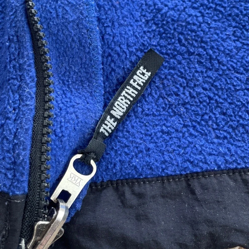 Vintage The North Face Denali Polartec Fleece Jacket‎ Blue Mens Medium Zip Up